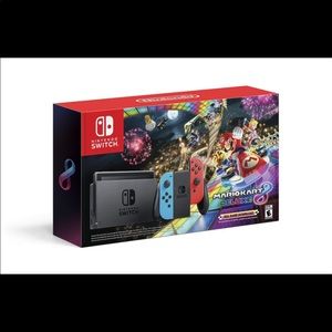 Nintendo Switch with Mario Cart Deluxe game Everything in pictures included
